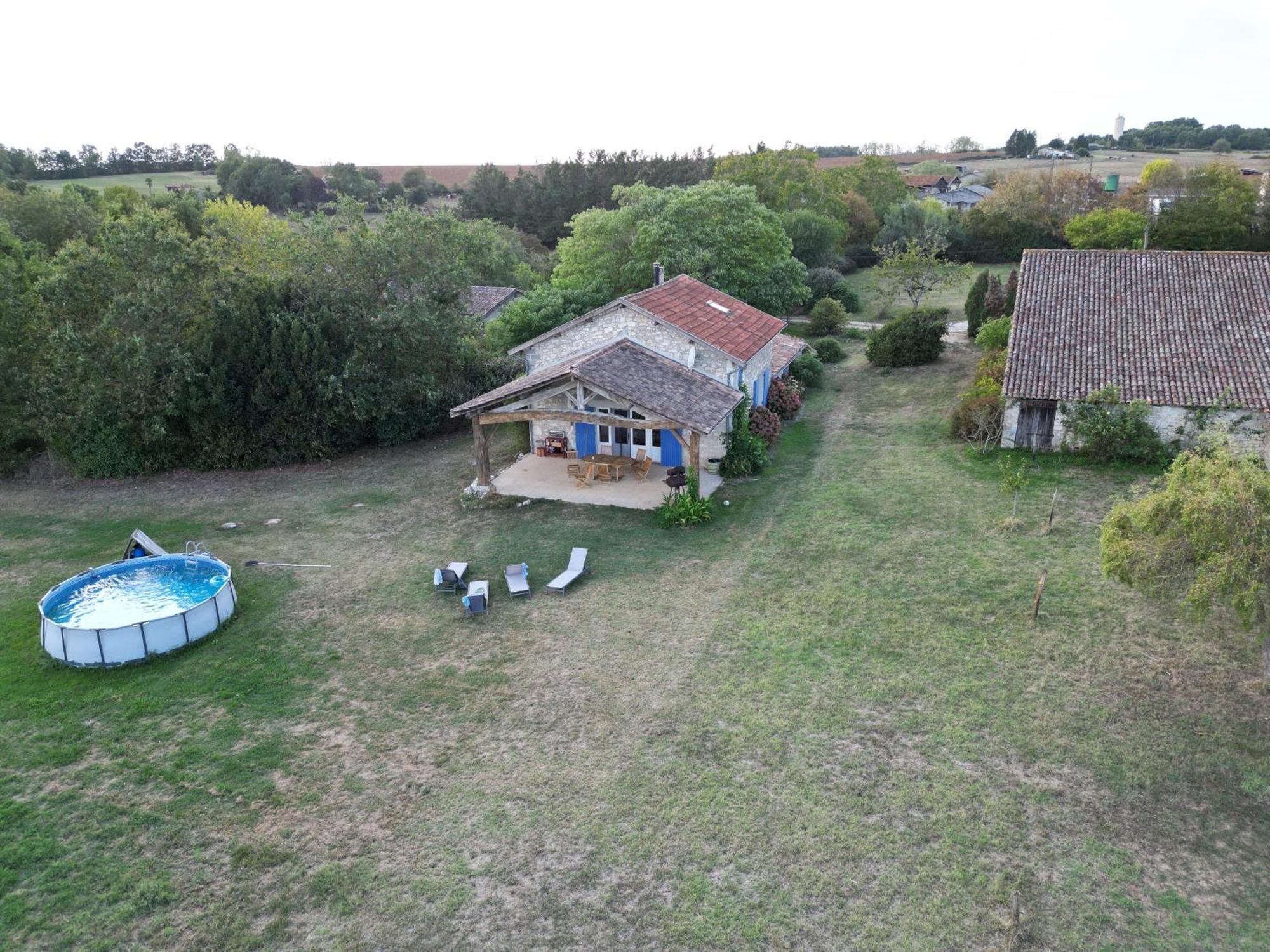 Maison 3 Chambres, Piscine, 2 Hectares De Jardin La Sauvetat-du-Dropt Exterior photo